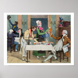Poster Le Restaurant, pub. par Rodwell et Martin, 1820 (c