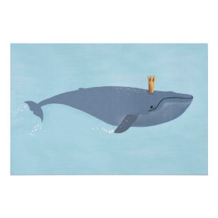 Poster Le Roi De La Mer - Illustration De La Couronne De 