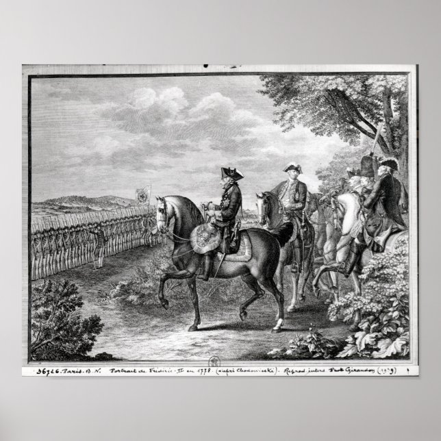 Poster Le roi Frédéric II de Prusse (Devant)