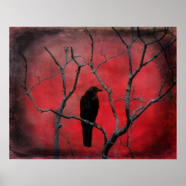 Poster Le rouge le plus profond (Devant)