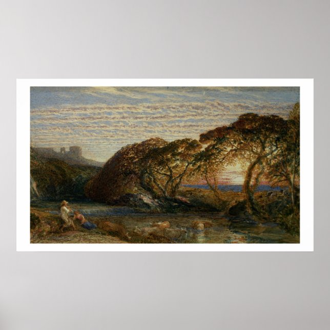 Poster Le ruisseau Ombragé (Devant)