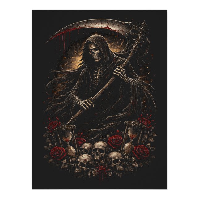 Poster Le Sablier de la Faucheuse (Devant)