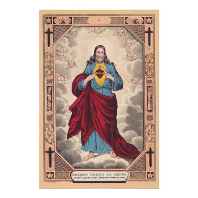 Poster Le Sacré-Cœur de Jésus (Devant)