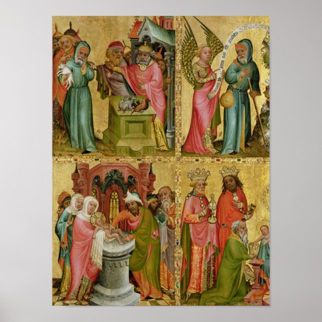 Poster Le Sacrifice de Joachim et la circoncision du Chri (Devant)