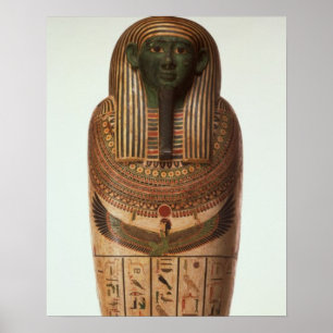 Poster Le sarcophage de Psamtik I (664-610 av. J.-C.)