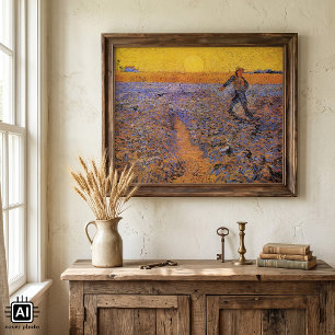 Poster Le Semeur par Vincent van Gogh