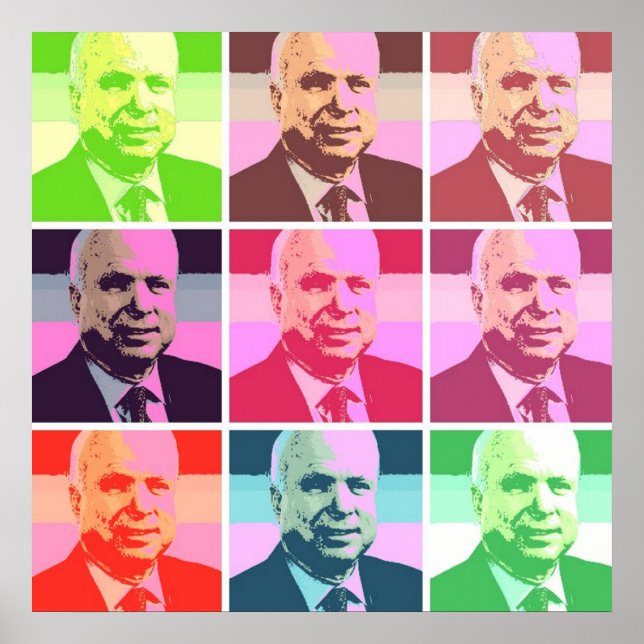 Poster Le sénateur John McCain (Devant)