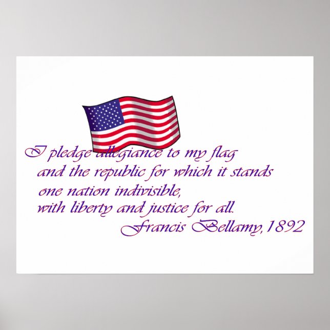 Poster Le serment d'allégeance - 1892 (Devant)