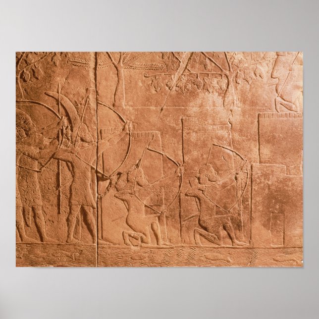 Poster Le siège d'Alammu par l'armée de Sennacherib (Devant)