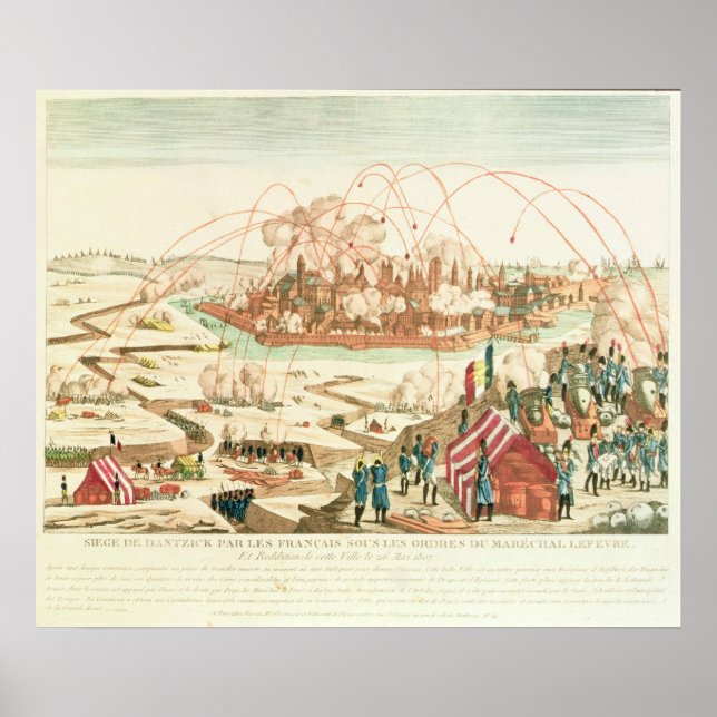 Poster Le siège de Danzig (Devant)