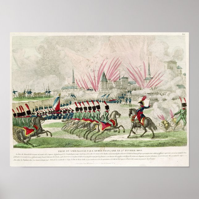 Poster Le siège de Saragosse (Devant)