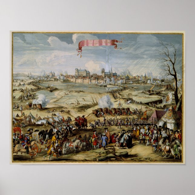 Poster Le siège de Wismar Allemagne (Devant)