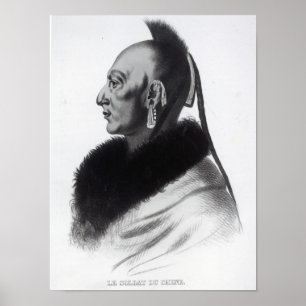 Poster Le Soldat du Chene, chef des Osages