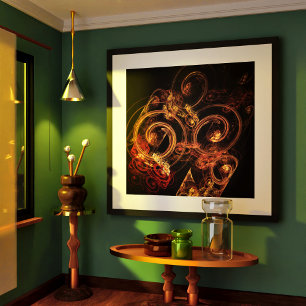 Poster Le son de la musique Art Abstrait