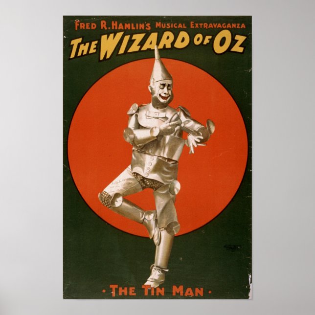Poster Le sorcier d'Oz Tin Man (Devant)