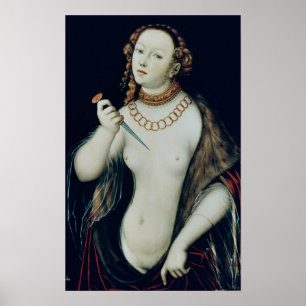 Poster Le suicide de Lucretia, 1538