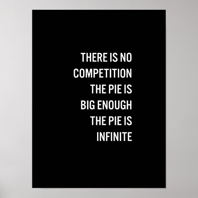 Poster Le Tarte Est Suffisamment Gros Devis (Couleur Pers (Devant)