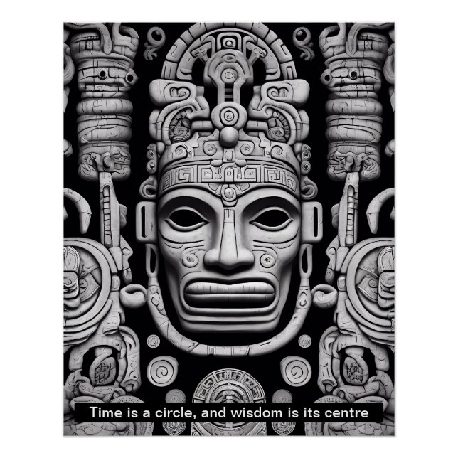 Poster Le temps est un cercle, et la sagesse est son cent (Devant)
