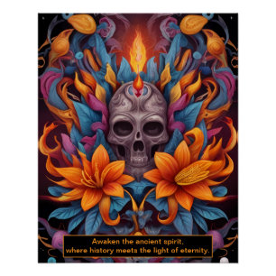 Poster Le temps est un cercle, et la sagesse est son cent