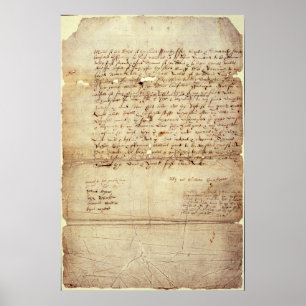 Poster Le testament de William Shakespeare