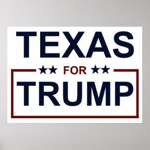 Poster Le Texas pour Trump