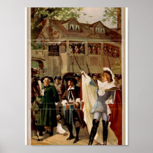 Poster Le théâtre de cru de bandit de grand chemin