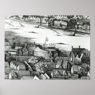 Poster Le Théâtre du Premier Globe ou le Théâtre Rose