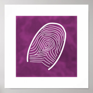 Poster LE THUMBPRINT - affiche/copie