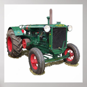 Poster Le tracteur Huber HK