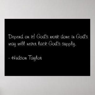 Poster Le travail de Dieu