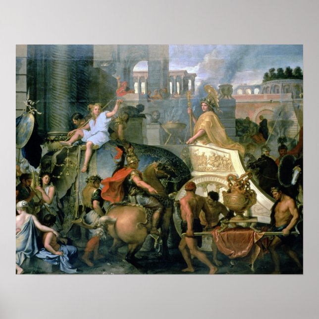 Poster Le triomphe d'Alexandre, ou l'entrée d'Alexa (Devant)