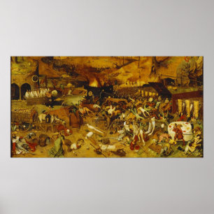 Poster Le triomphe de la mort par Pieter Bruegel l'Ancien