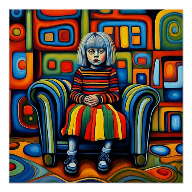 Poster Le triste enfant (Devant)