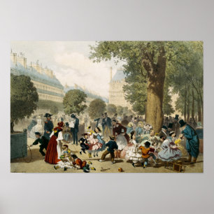 Poster Le Tuileries, 1856