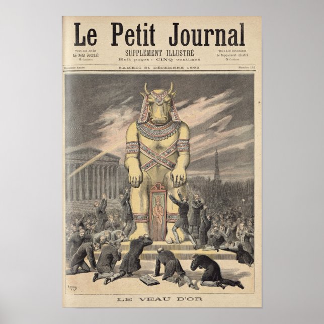 Poster Le veau d'or (Devant)