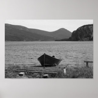 Poster Le vieux bateau en bois