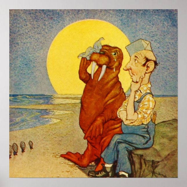 Poster Le Walrus et le charpentier (Devant)