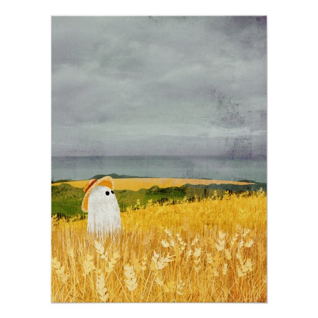 Poster Le Wheatfield (Devant)