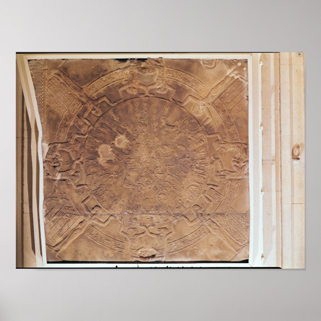 Poster Le Zodiaque de Dendarah (Devant)