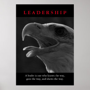 Poster Leadership motivationnel de l'aigle américain