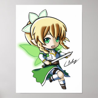 Poster Leafa Chibi