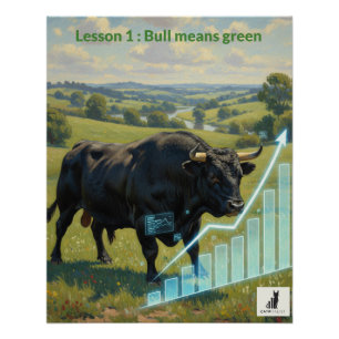Poster Leçon 1 : Bull signifie vert