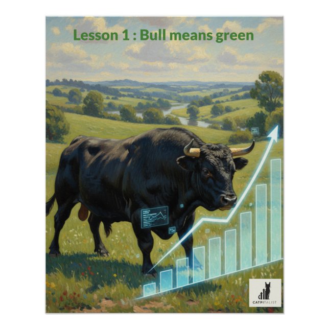 Poster Leçon 1 : Bull signifie vert (Devant)