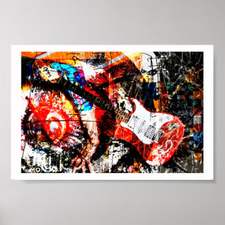 Poster Leçon de guitare