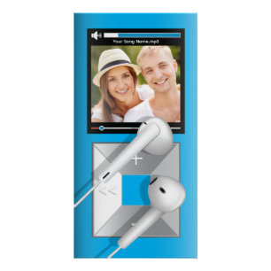 Poster Lecteur MP3 avec photo et chanson personnalisées