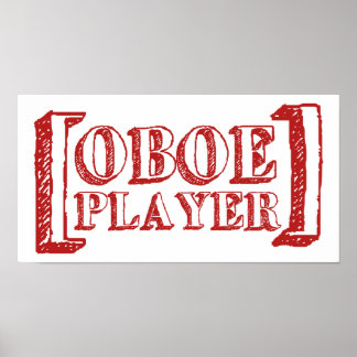 Poster Lecteur Oboe