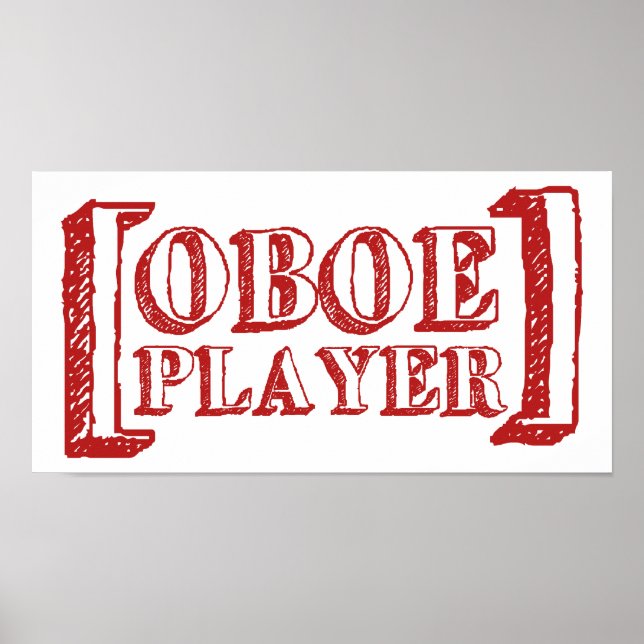 Poster Lecteur Oboe (Devant)