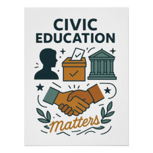 Poster L'éducation civique est importante