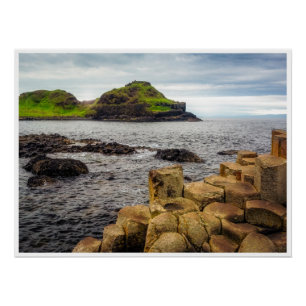 Poster Légendaire Côte de la Chaussée du Géant Irlande Ph