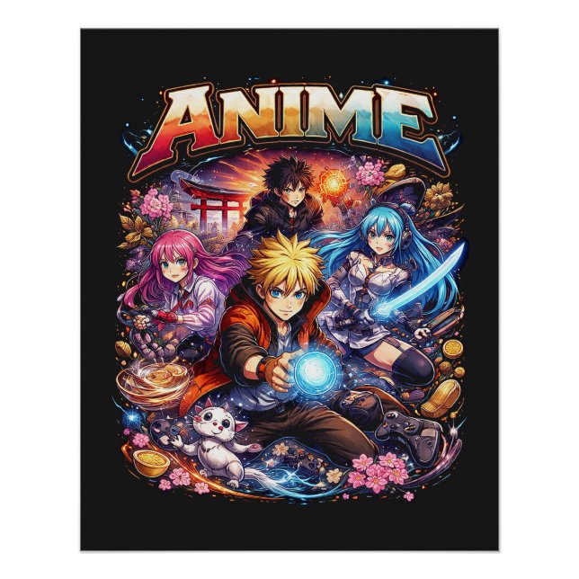 Poster Légendes de l'anime (Devant)